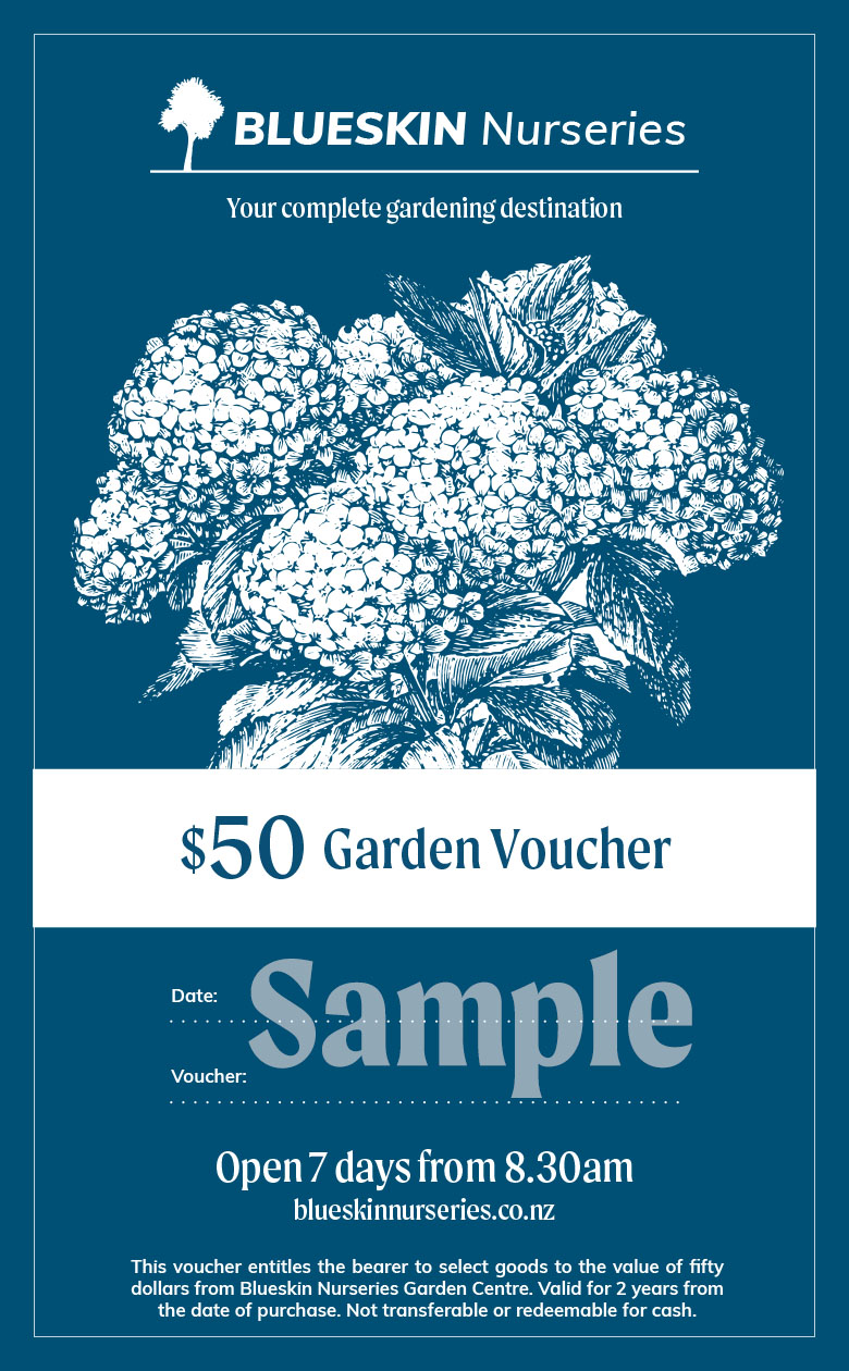 Blueskin Nurseries Voucher Blueskin Garden 50 Vouchers Gifts